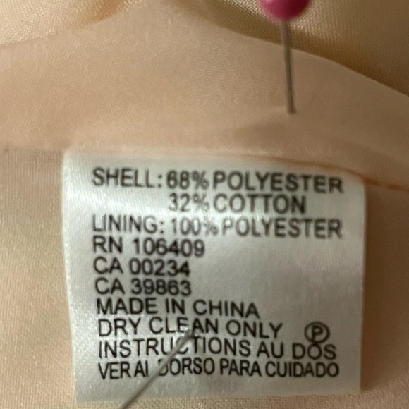 Tahari ASL Sleeveless Print Fit & Flare Dress, Blush, mint & apricot, size 12 - Picture 7 of 7